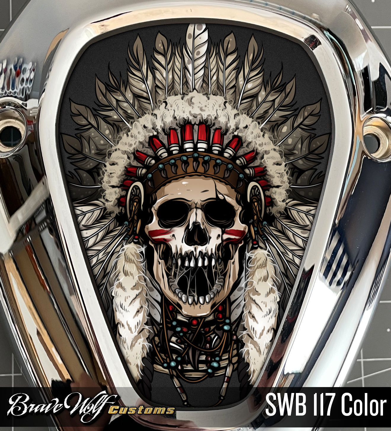 Powerplus V-Cover Decal - SWB 117 Color