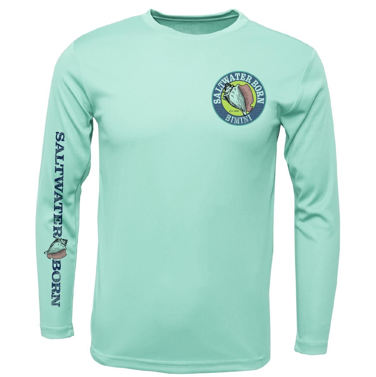 Bimini, Bahamas Tuna Long Sleeve UPF 50+ Dry-Fit Shirt