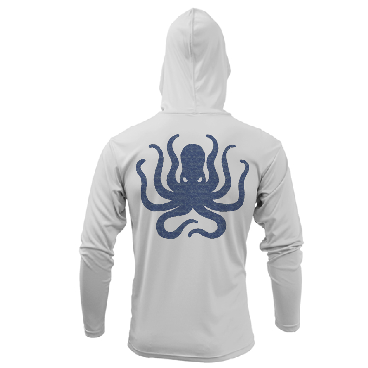 Lake Travis Freshwater Born Kraken Men's Long Sleeve UPF 50+ Dry-Fit Hoodie