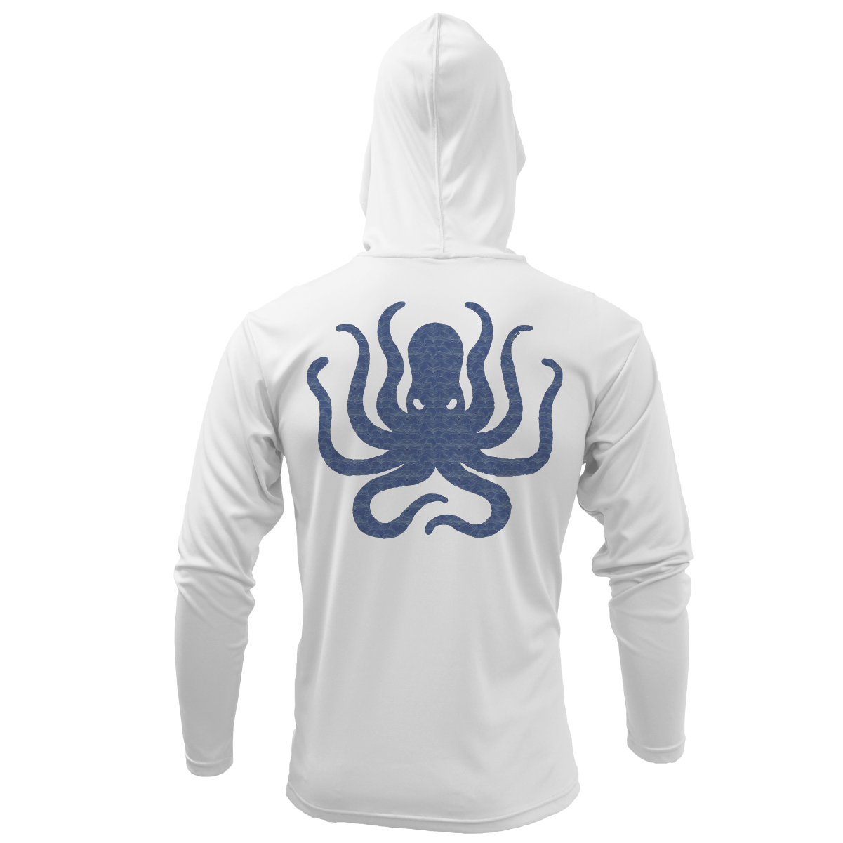 Lake Travis Freshwater Born Kraken Men's Long Sleeve UPF 50+ Dry-Fit Hoodie