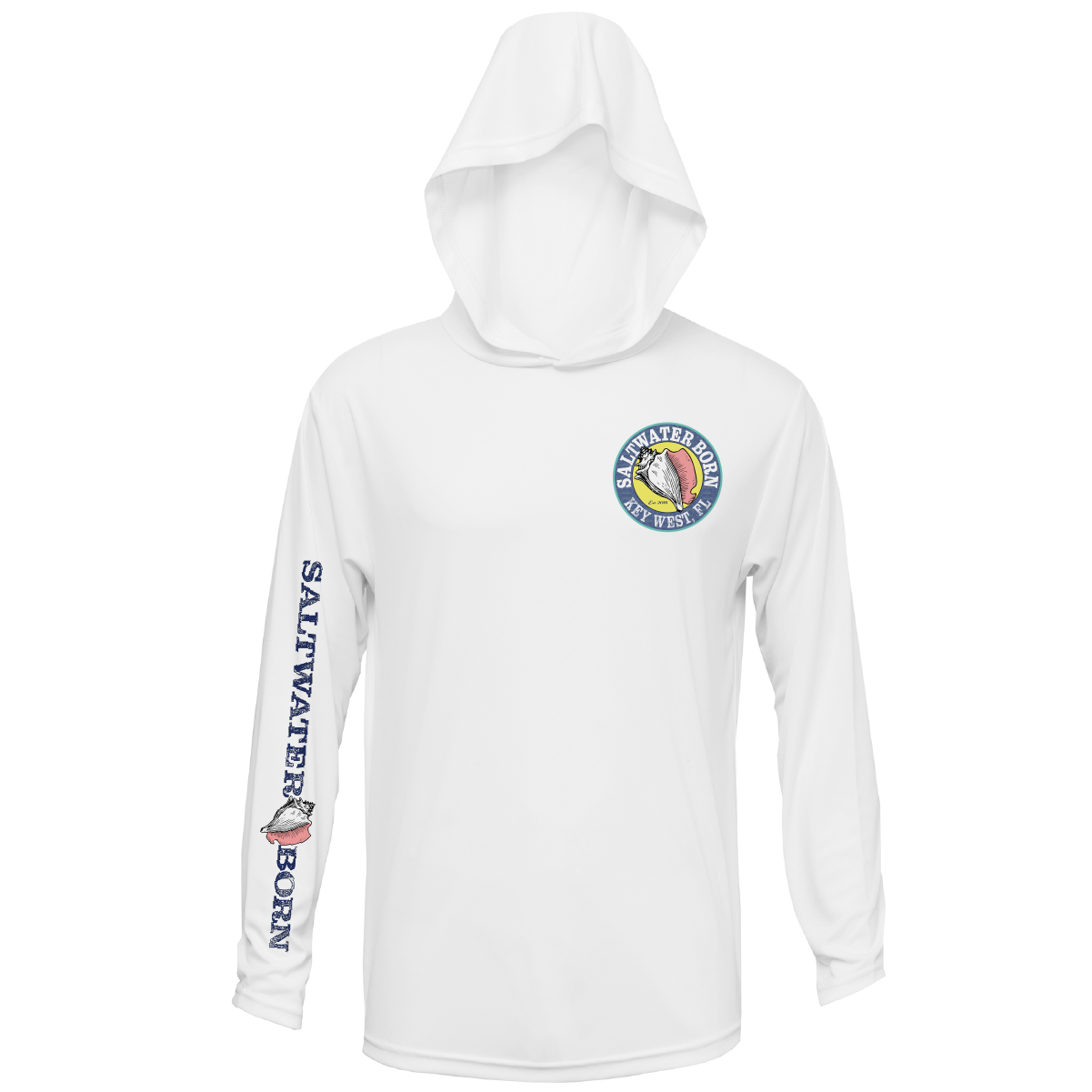 Key West, FL Stone Crab Long Sleeve UPF 50+ Dry-Fit Hoodie