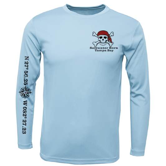 Tampa Bay, FL "All For Rum and Rum For All" Men's Long Sleeve UPF 50+ Dry-Fit Shirt