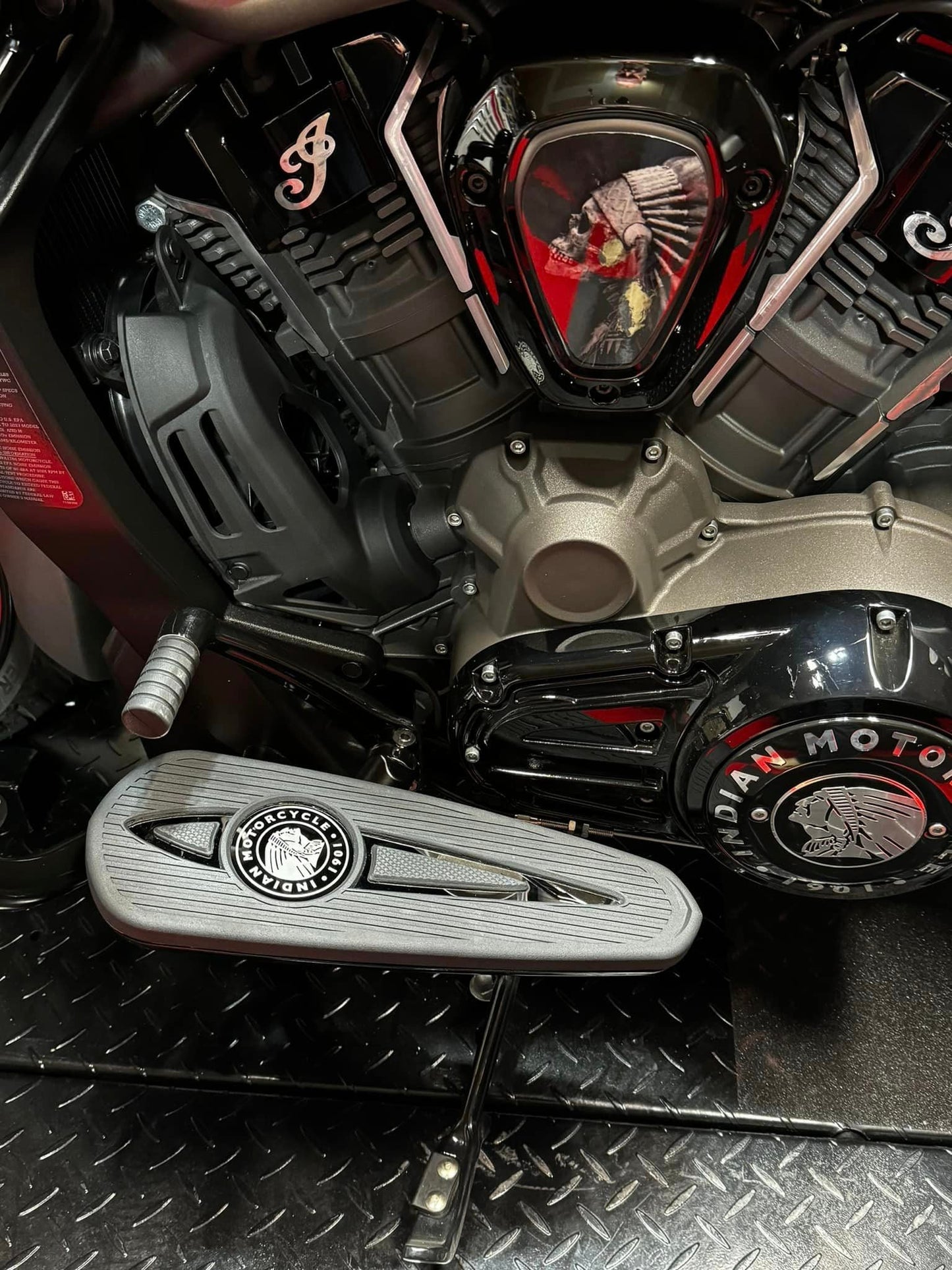 Powerplus V-Cover Decal - Skull Warbonnet HD