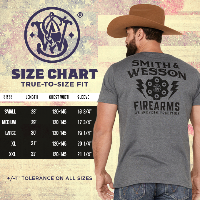 Smith & Wesson® Digital-Camo Filled Circle Logo Men's Tee