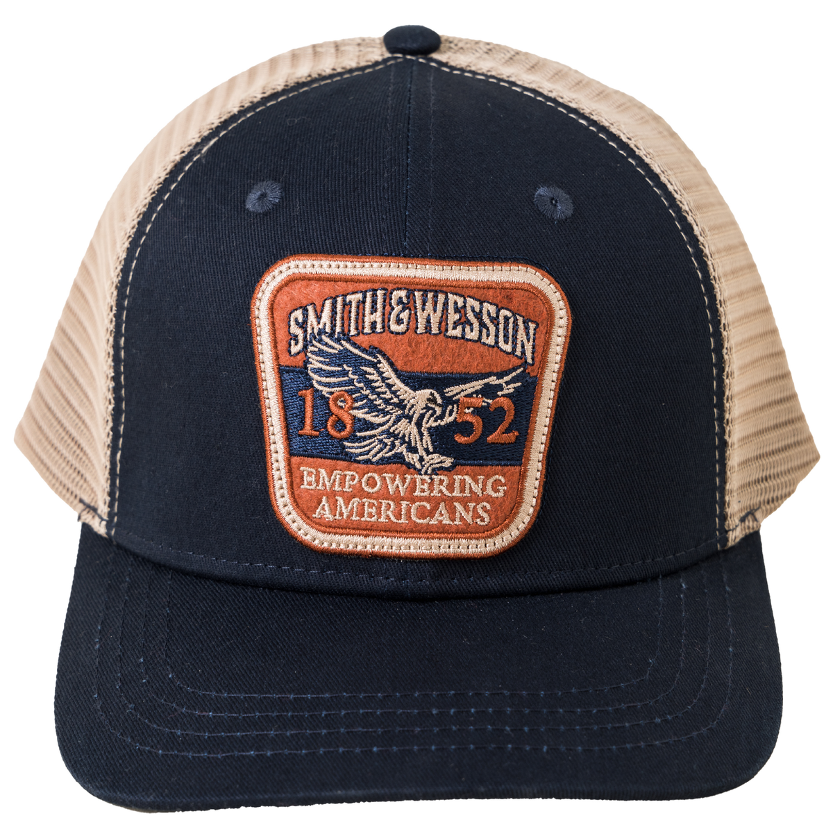 Smith & Wesson®  Empowering Americans Eagle Patch Navy Trucker Cap