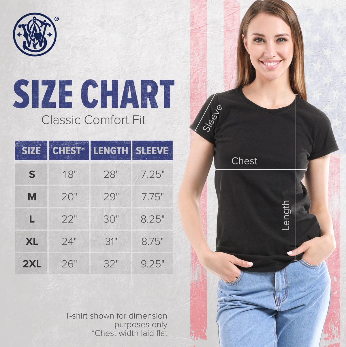 Smith & Wesson® Women's Empowered Eagle Premium Short Sleeve Tee