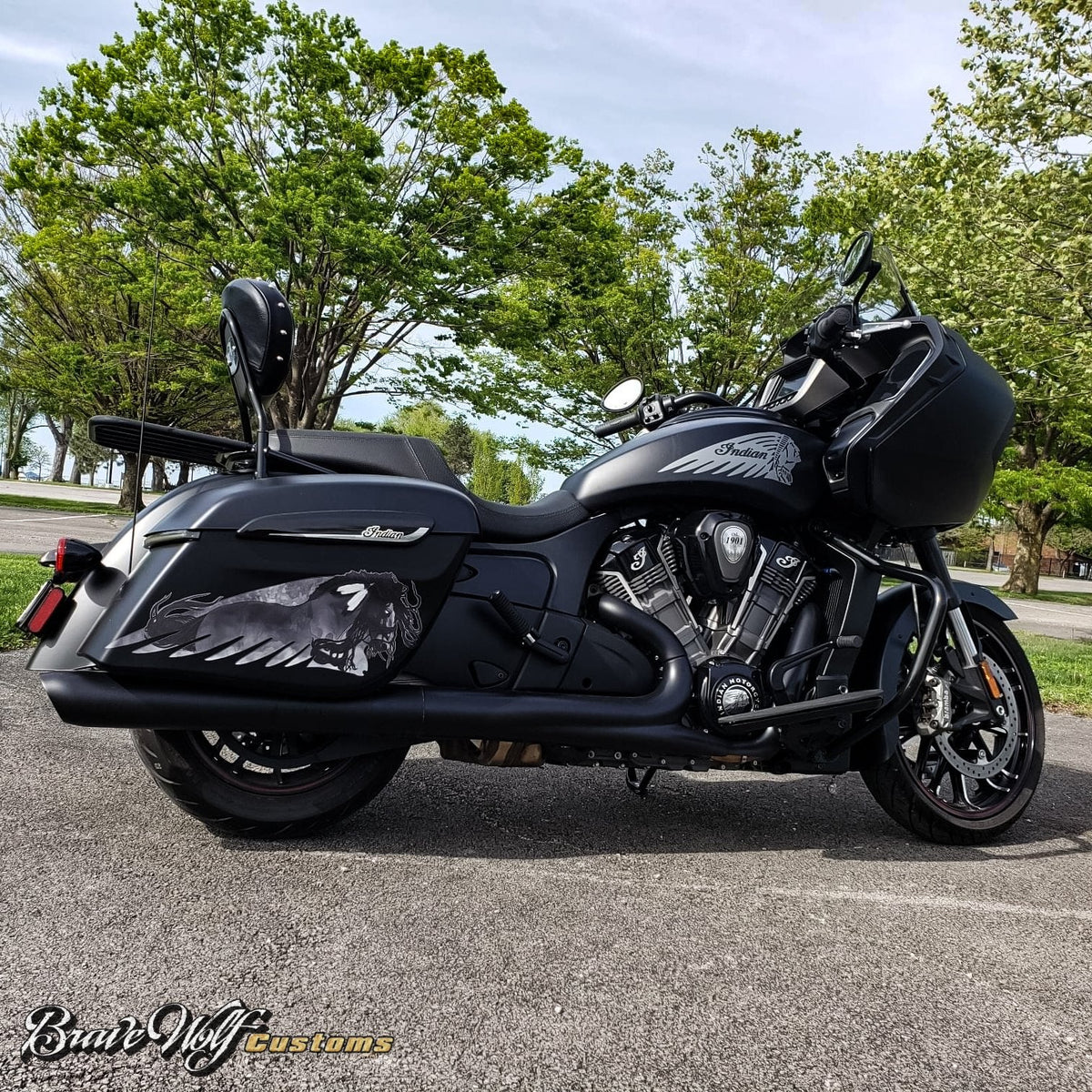 Dark Horse - Saddlebag - V1 - Rounded & Square Bags