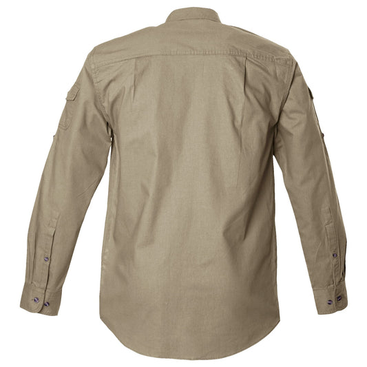Shooter Shirt for Men with Embroidered Buffalo Logo - L/Sleeve