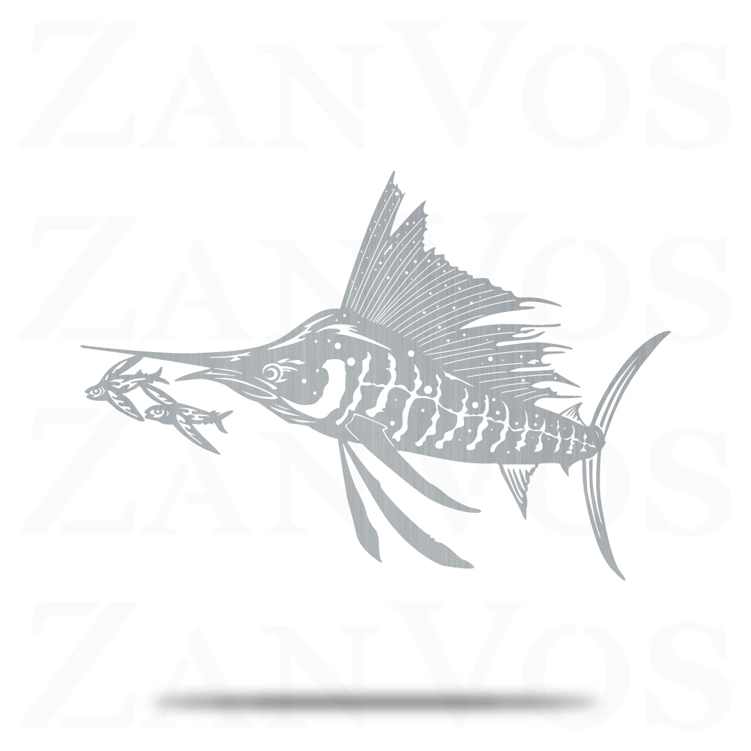 Sailfish Chasing Flying Fish