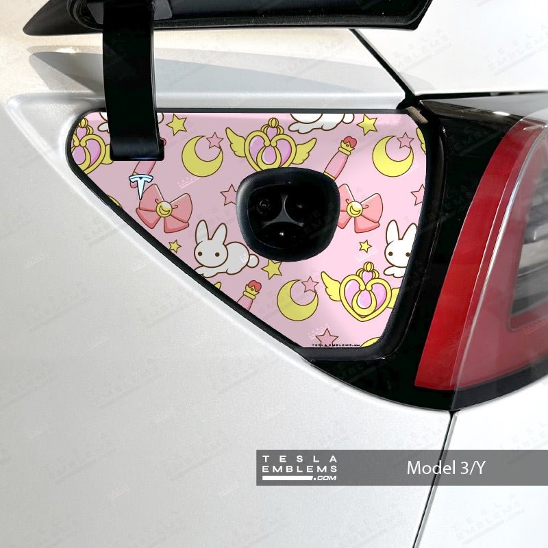 Sailor Moon Tesla Charge Port Wrap | Model 3