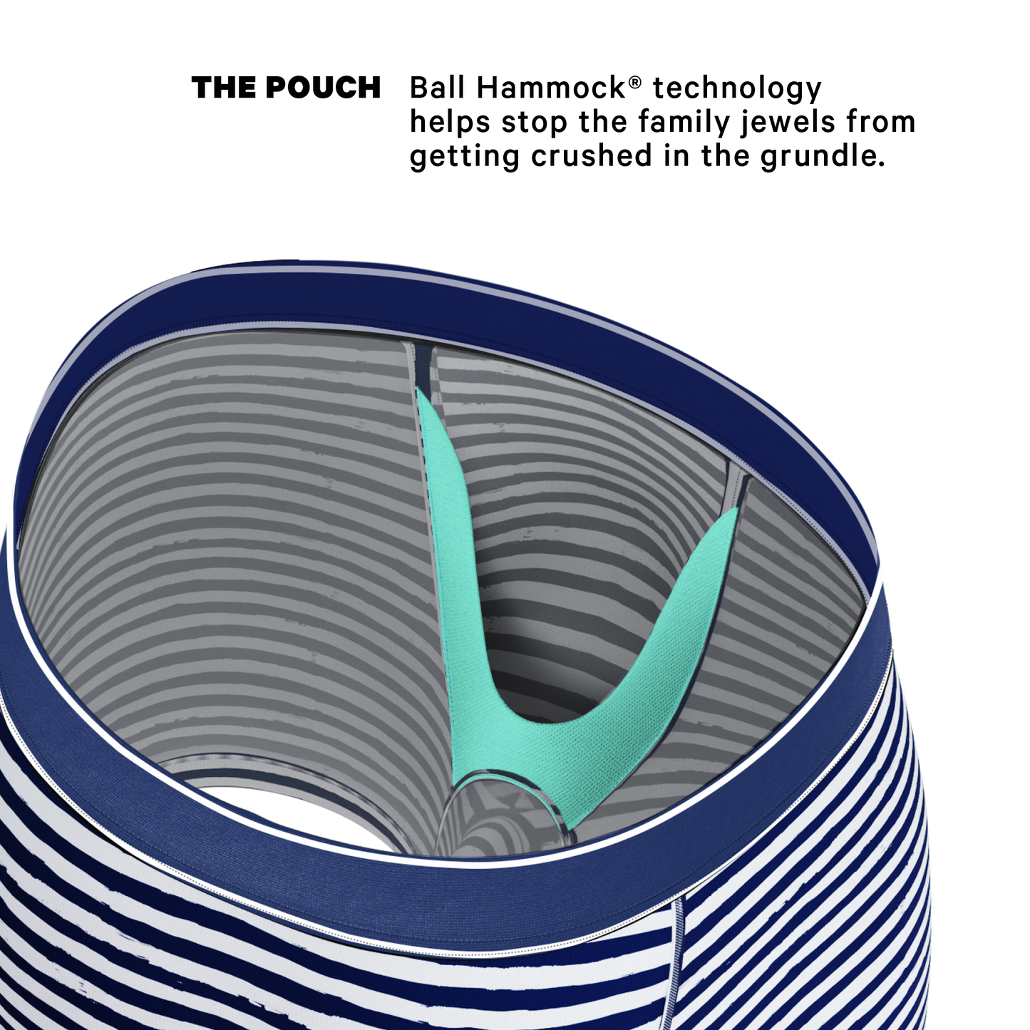 The Sailor | Nautical Stripe Ball Hammock® Pouch Underwear