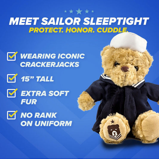 Sailor Sleeptight - Navy Teddy Bear