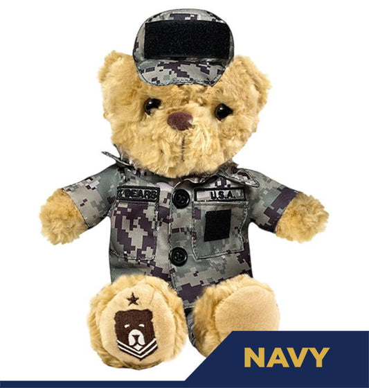 Sailor Sleeptight - Navy Teddy Bear Cammo