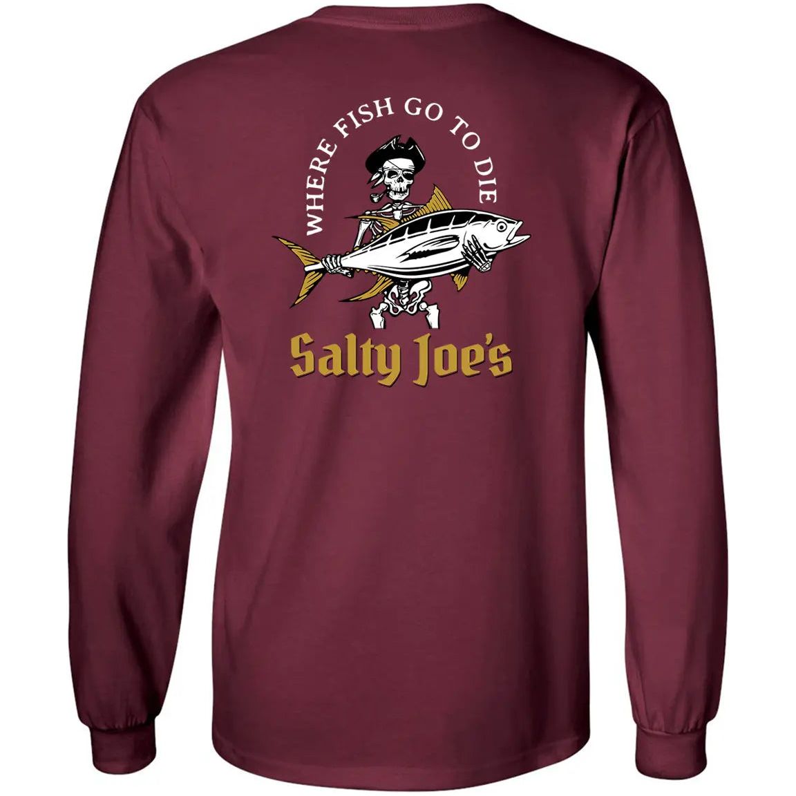 Salty Joe's Ol' Angler Fishing Long Sleeve T Shirt