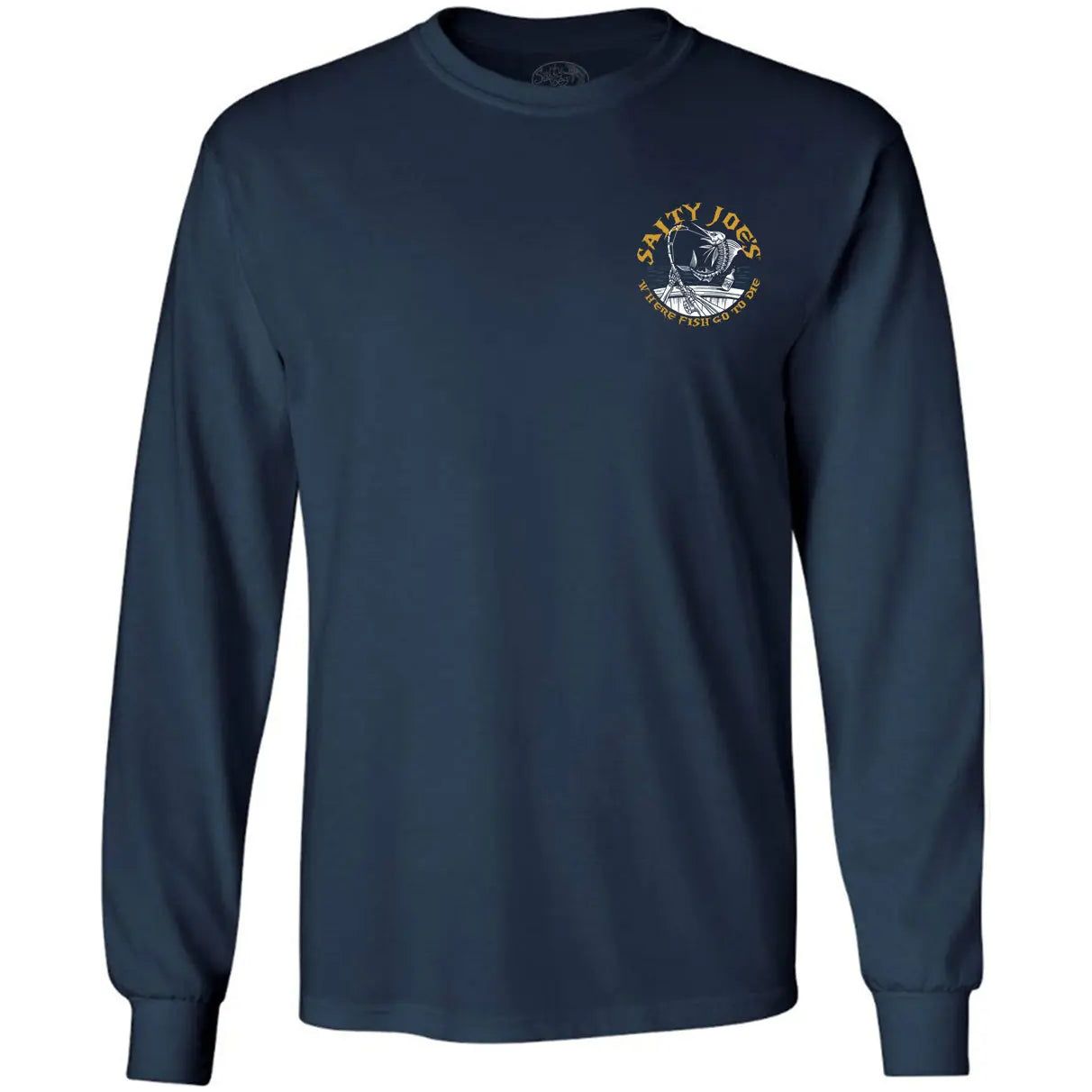 Salty Joe's Rum N' Bones Long Sleeve Fishing T Shirt