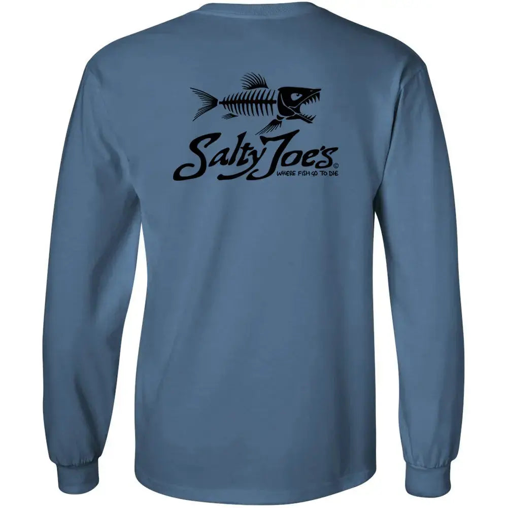 Salty Joe's Skeleton Fish Long Sleeve Tee
