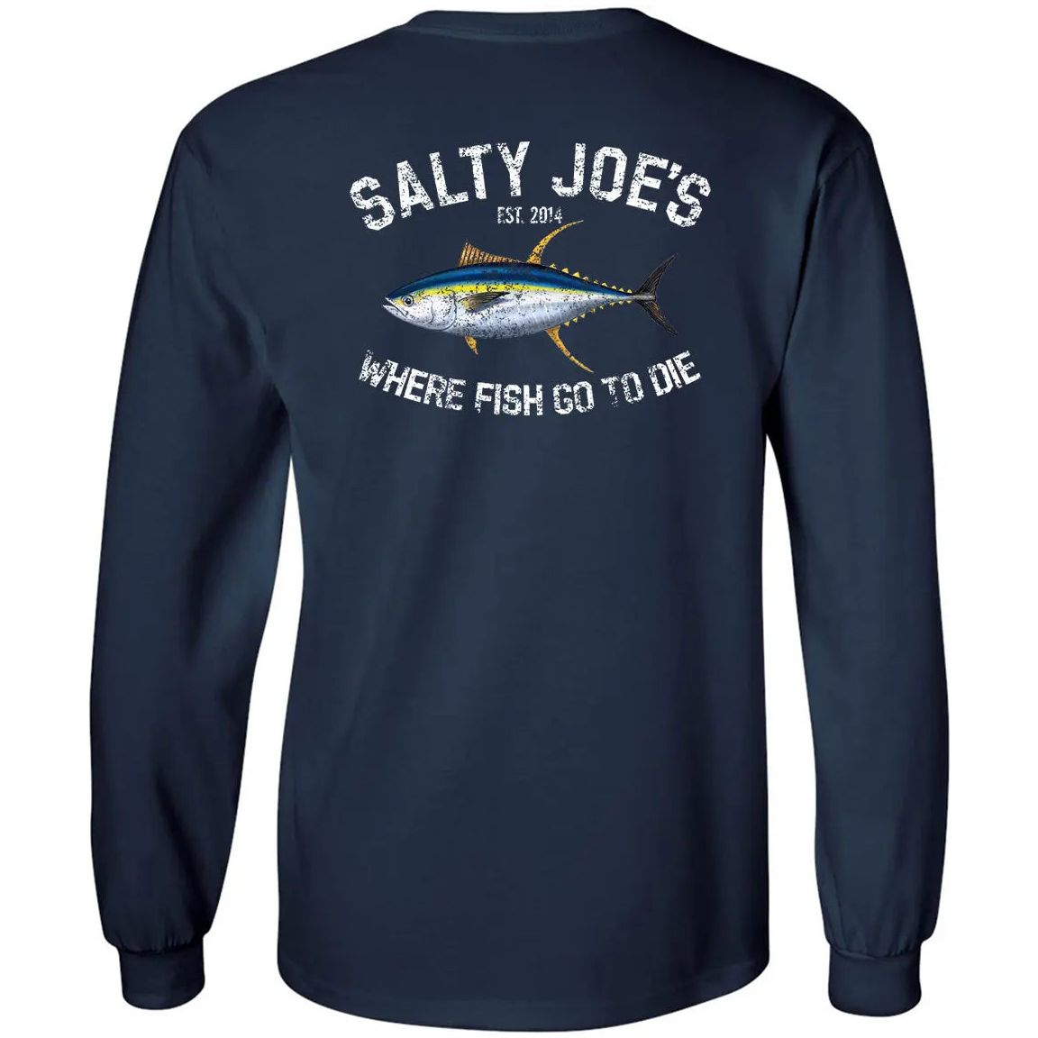 Salty Joe's Tuna Long Sleeve Fishing T Shirt