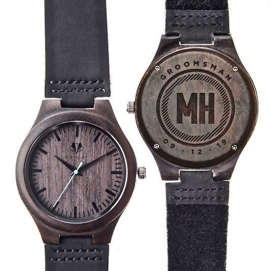Sandalwood Classic Watch: Groomsmen