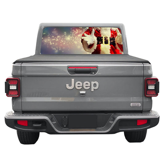 Santas Belly Rear Window Decal