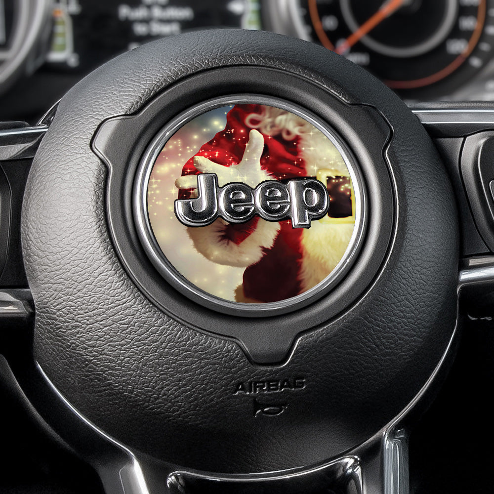 Santas Belly Steering Wheel Decal