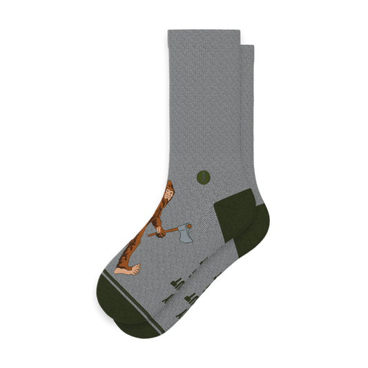 The Sassquatch | Bigfoot Heel Hammock™ Crew Socks