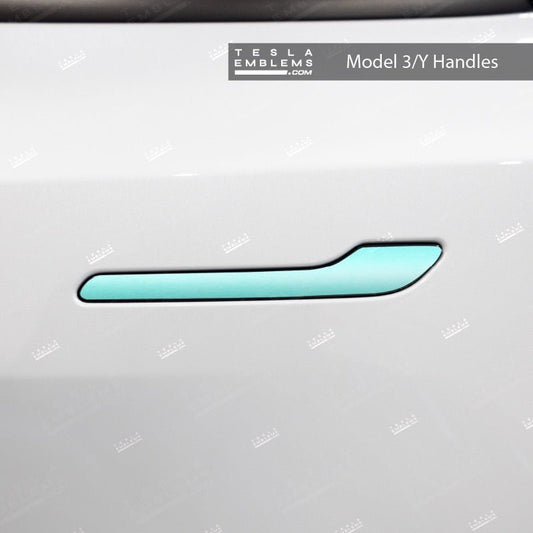 3M Satin Key West Tesla Door Handle Decals (4pcs)