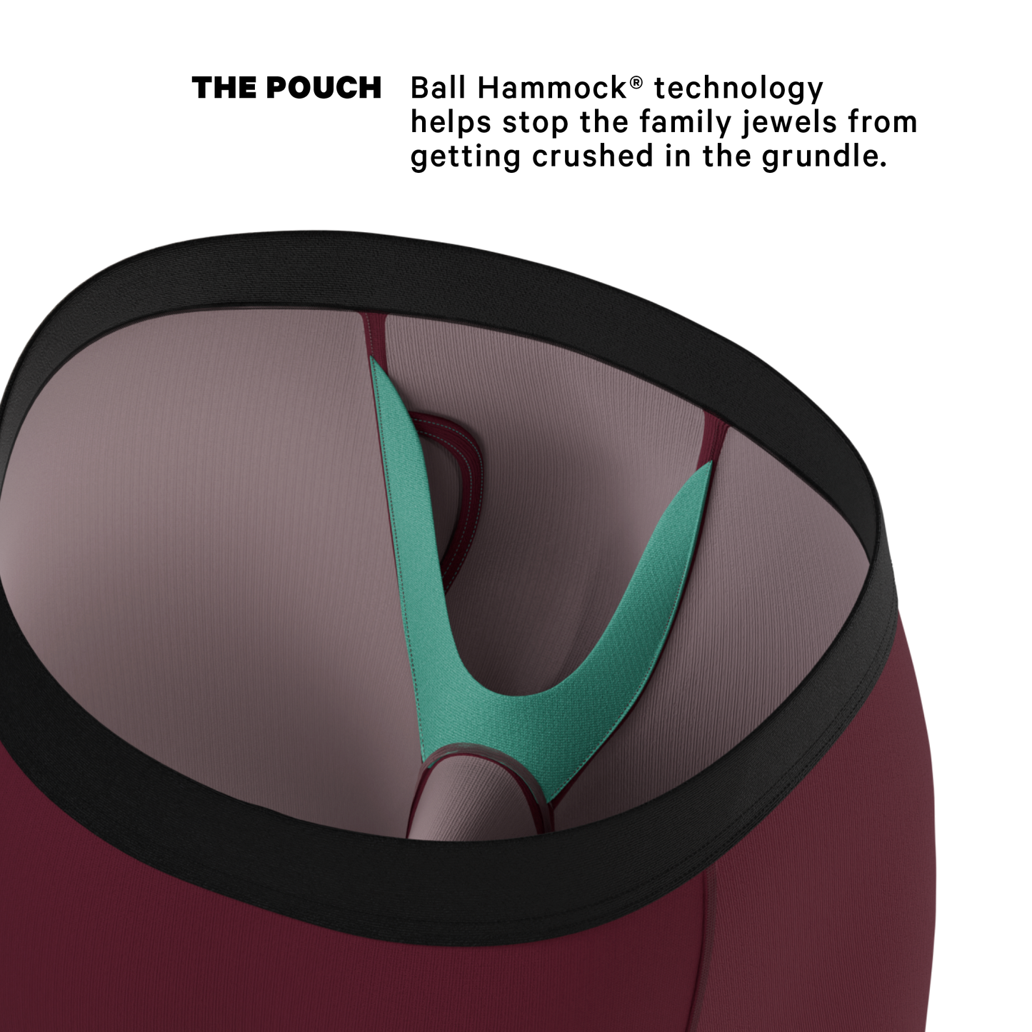 The Scare Bear | Grizzly Bear Long Leg Ball Hammock® Pouch Underwear With Fly