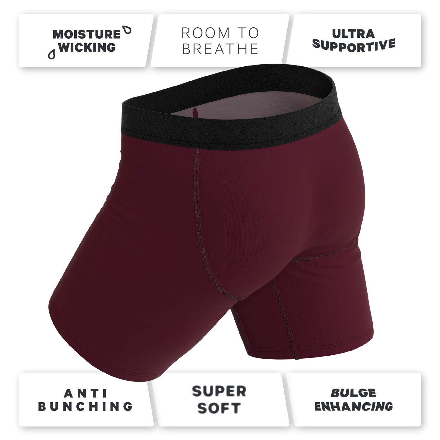 The Scare Bear | Grizzly Bear Long Leg Ball Hammock® Pouch Underwear With Fly