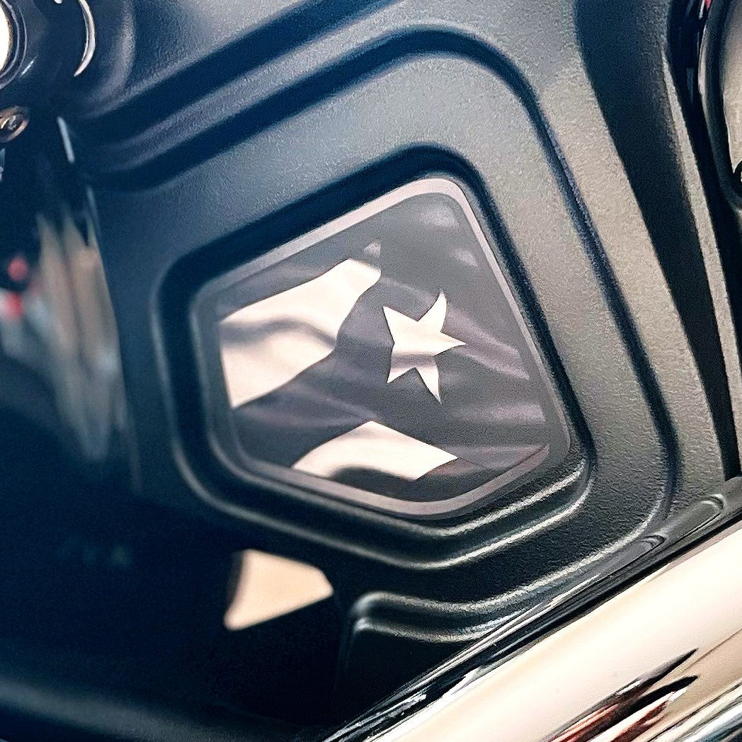 Indian Scout Mid-Frame Insert - Puerto Rico Flag