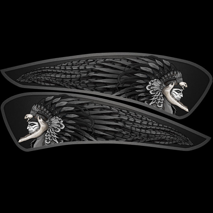 MesoChief - Indian Scout - Full Tank Black & White