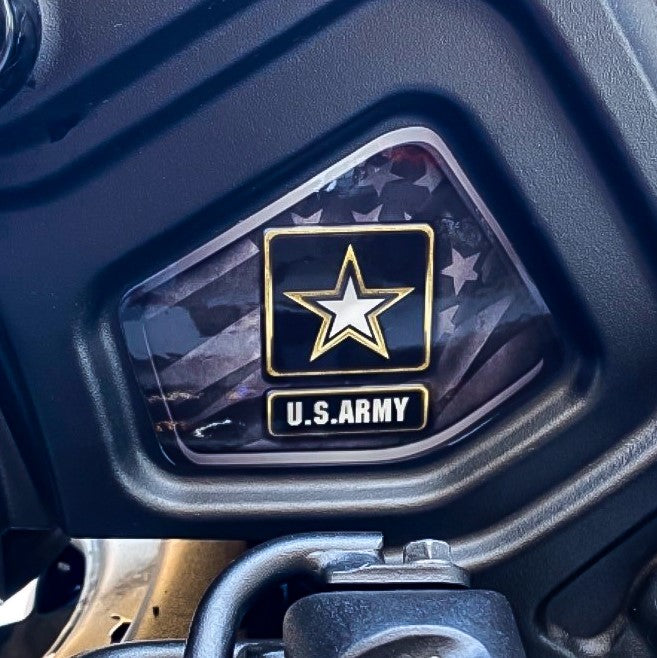 Indian Scout Mid-Frame Insert - Army