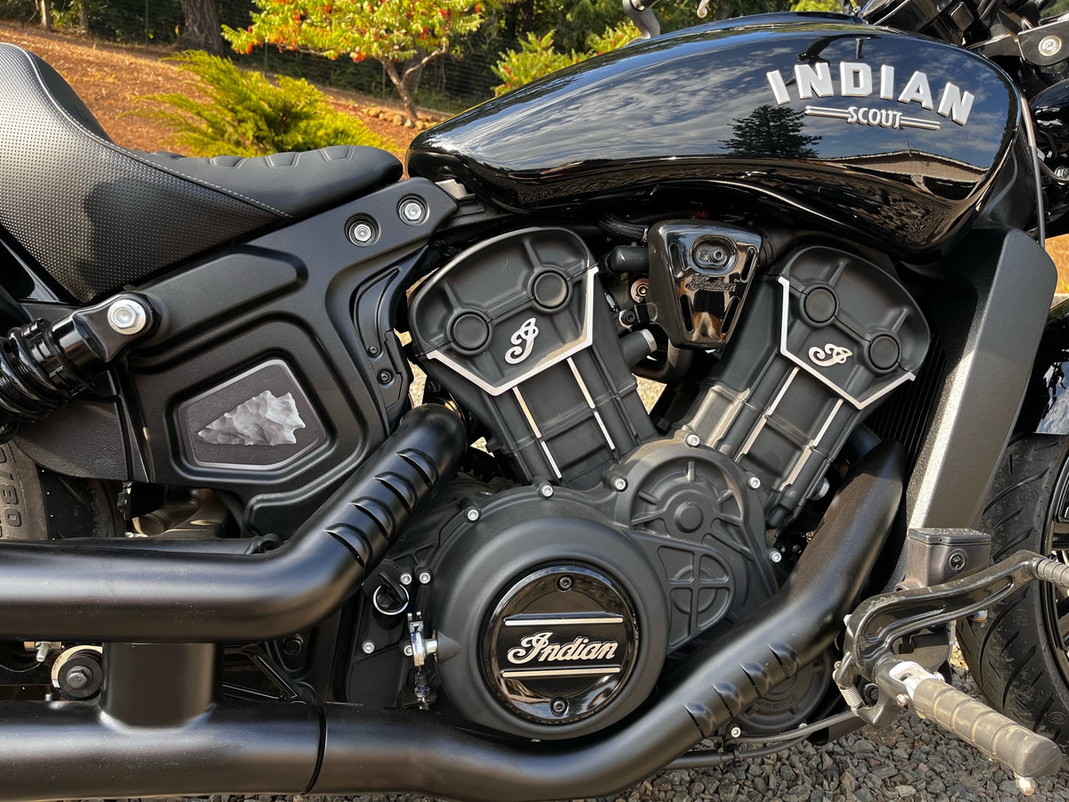 Indian Scout Mid-Frame Insert - Arrowhead