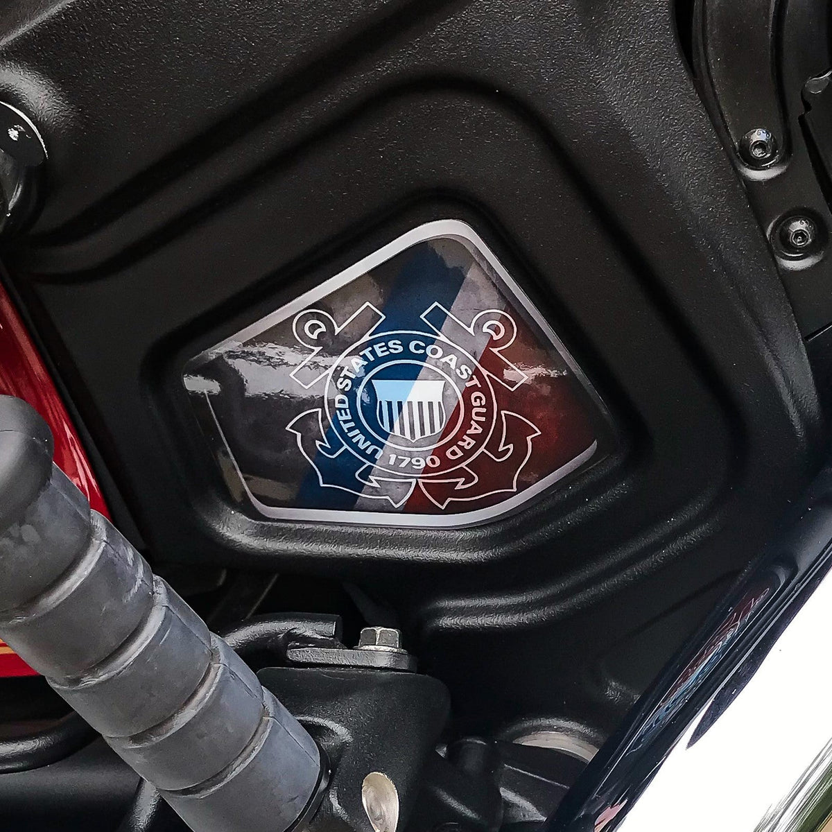 Indian Scout Mid-Frame Insert - Coast Guard
