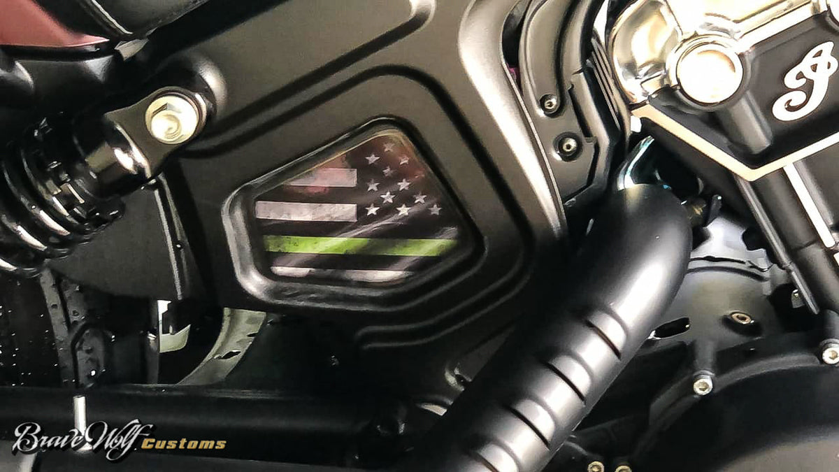 Indian Scout Mid-Frame Insert - Military