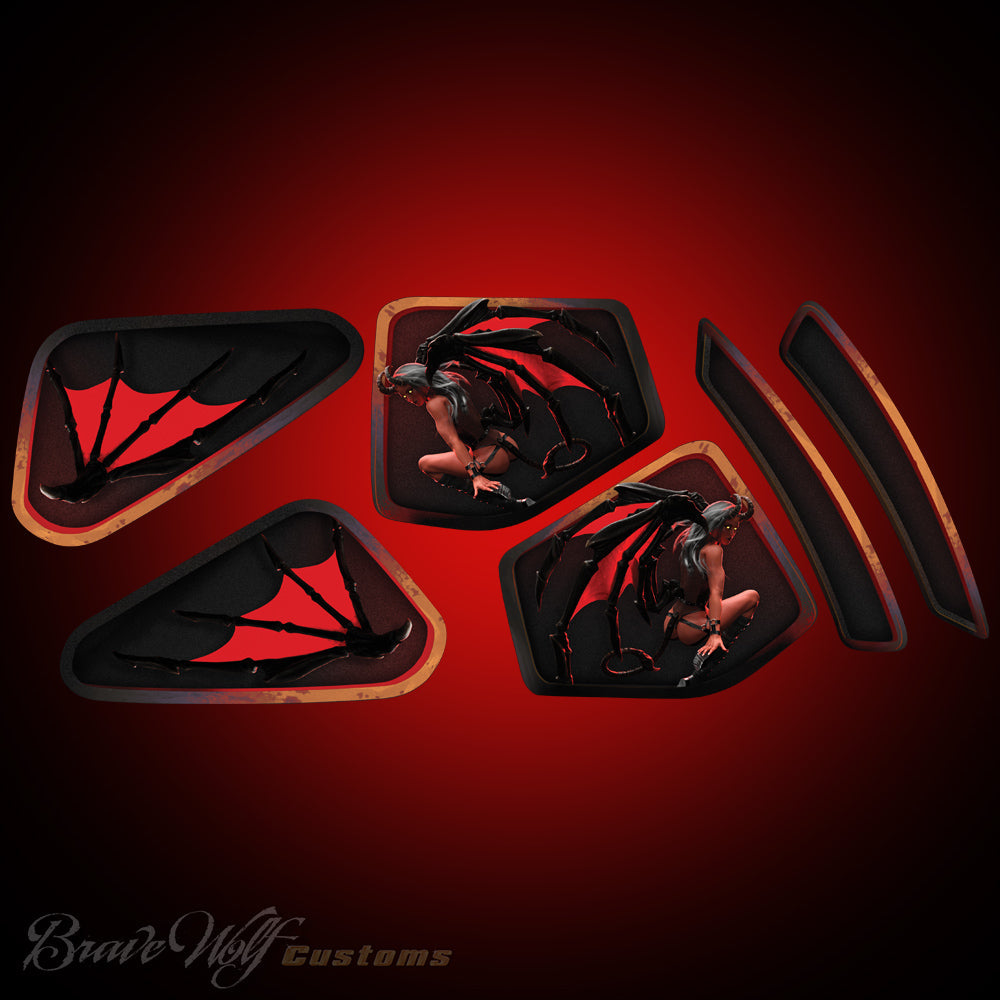 Morganna the Demoness - Indian Scout - Frame Insert Set