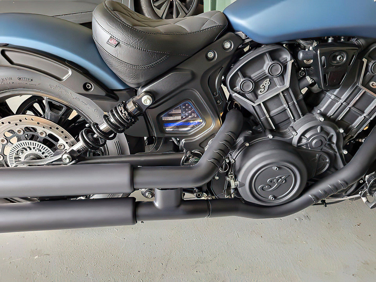 Indian Scout Mid-Frame Insert - Thin Blue Line