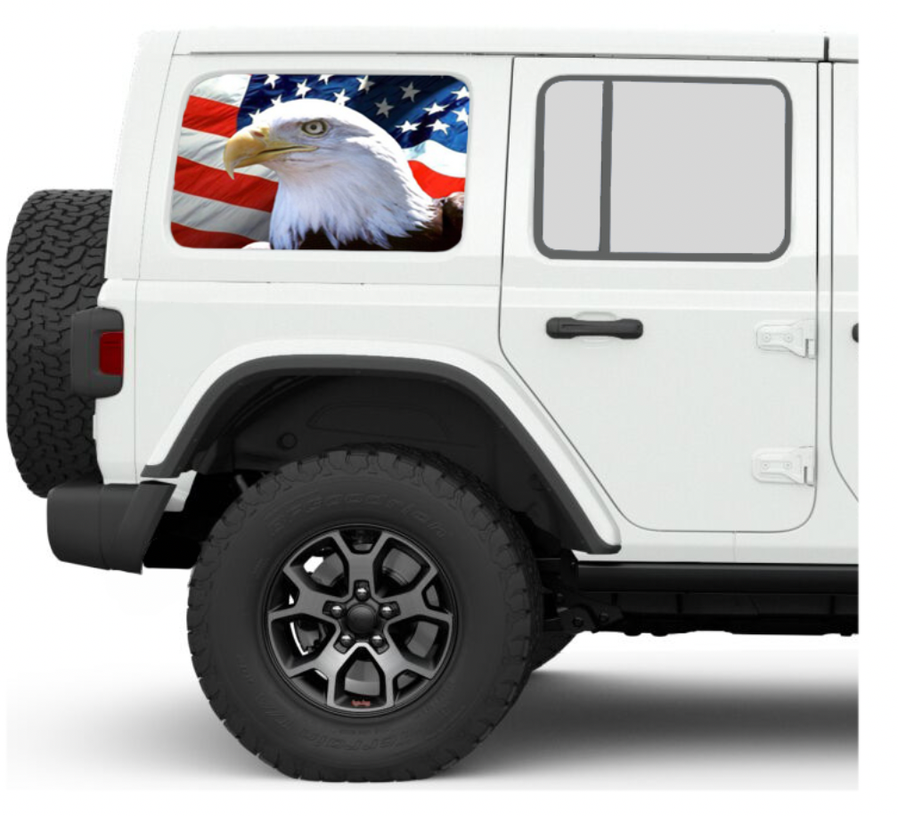 Soaring High Side Windows Printed Vinyl Decal