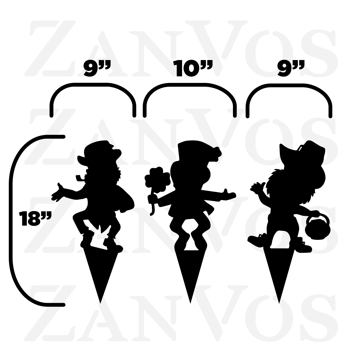 Leprachaun Gnomes (3 Pack)