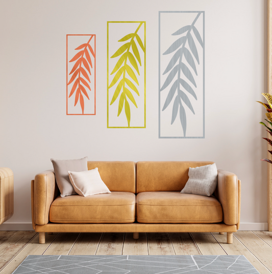 Leaf Set Wall Art V2