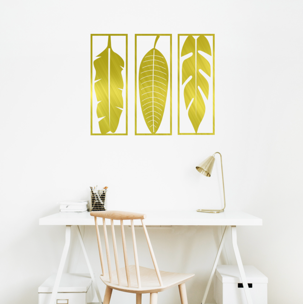 Leaf Set Wall Art V1