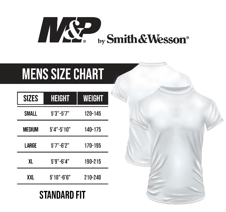 M&P® by Smith & Wesson® Stay United Short Sleeve Premium Tee in Black