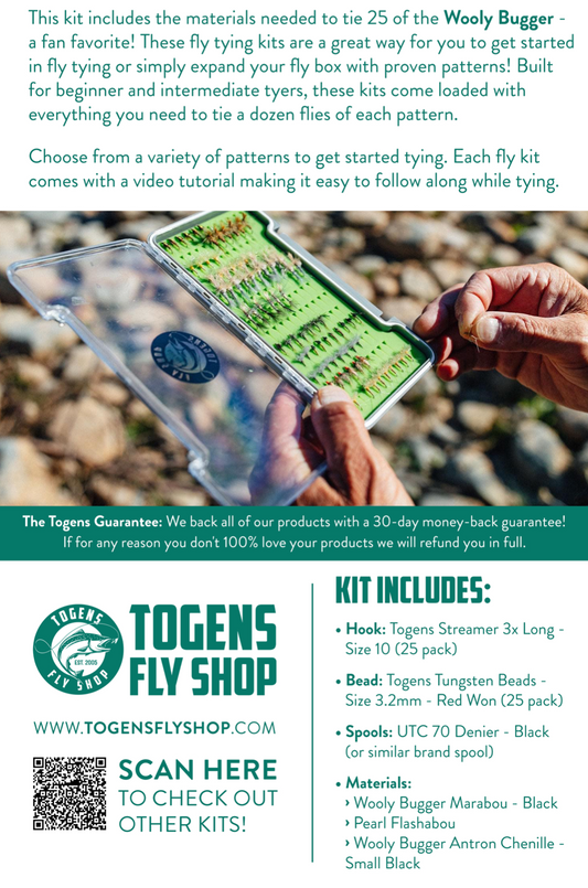 Togens Woolly Bugger Fly Tying Kit