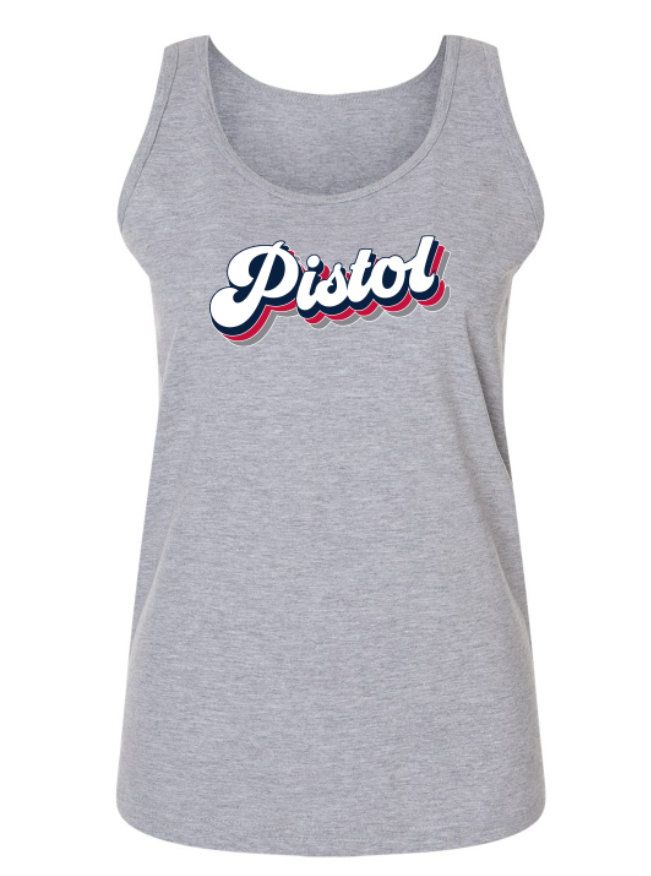 Women’s “Pistol” Premium Tank – Athletic Heather