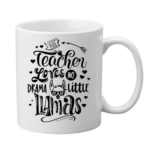 Llama Drama Teacher Coffee Mug