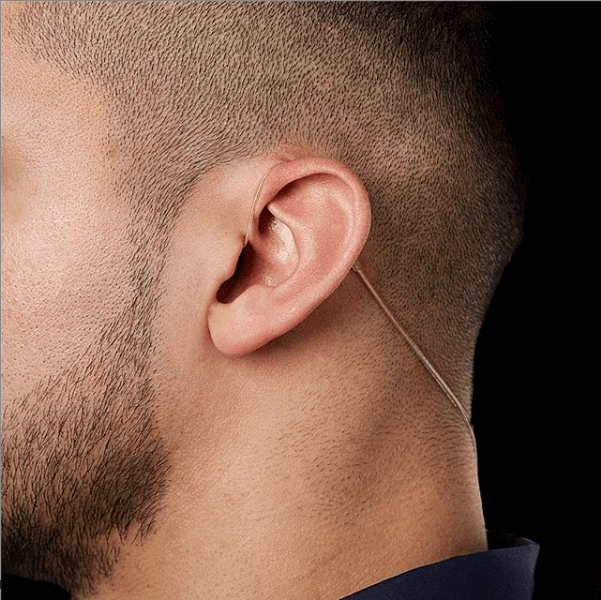 Dual Ear Invisible Series: The Ultimate Discrete Monitor Only IFB  Earpiece-3.5mm(mini plug) Anchor/Broadcaster Earset