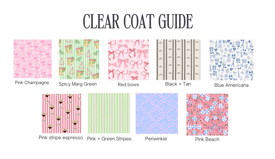 Clear Coat Toiletry Dopp Kit