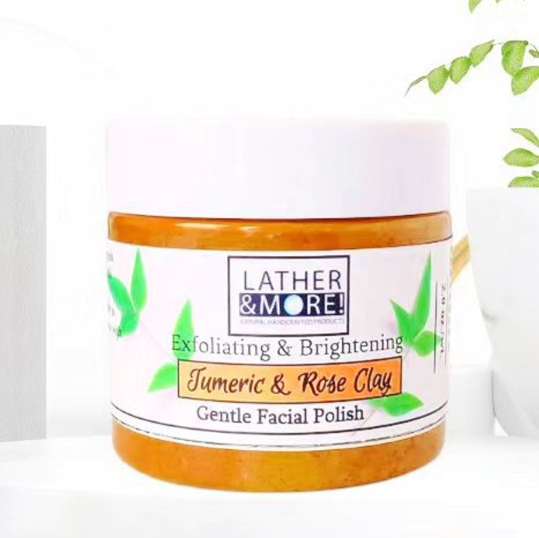Turmeric and Rose Clay Facial Polish