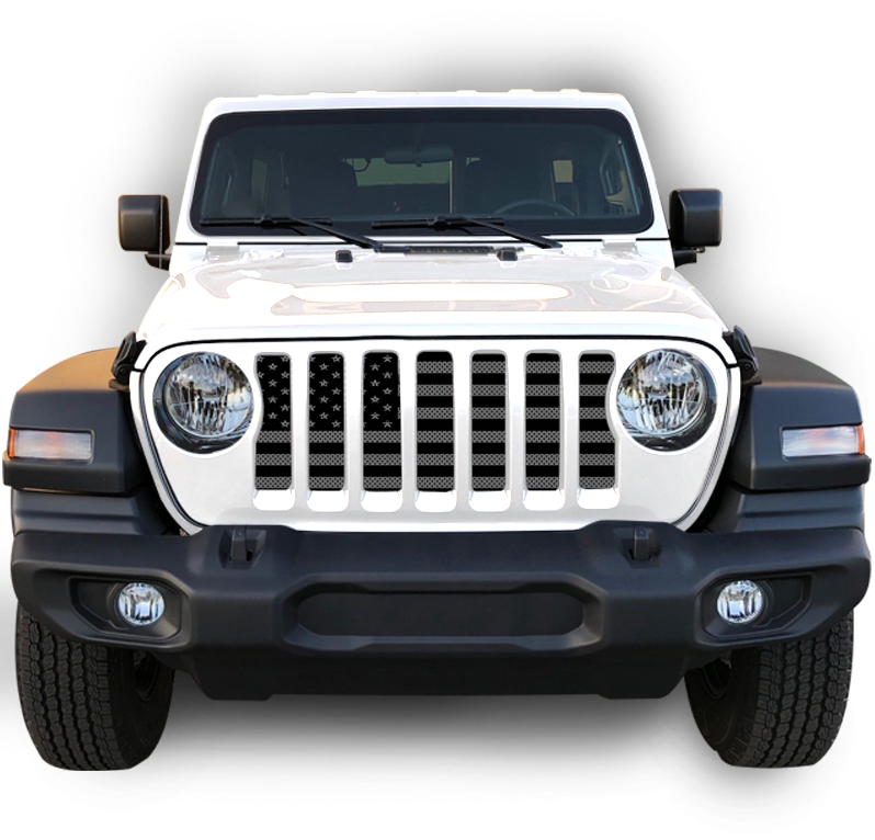 Black Out Collection American Flag Grille Inserts