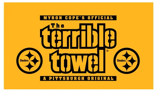 Pittsburgh Steelers Gold Rush Terrible Towel® - Officially licensed by the NFL