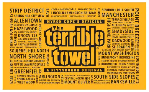 Pittsburgh Steelers Neighborhoods Terrible Towel® – Official NFL Merchandise
